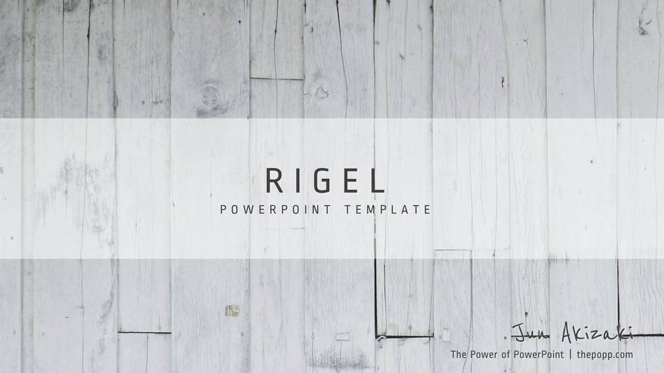 Rigel Free Powerpoint Template フリーパワーポイントテンプレート The Power Of Powerpoint