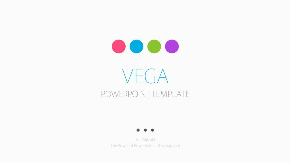 Vega – Free PowerPoint Template | フリーパワーポイントテンプレート | The Power of PowerPoint