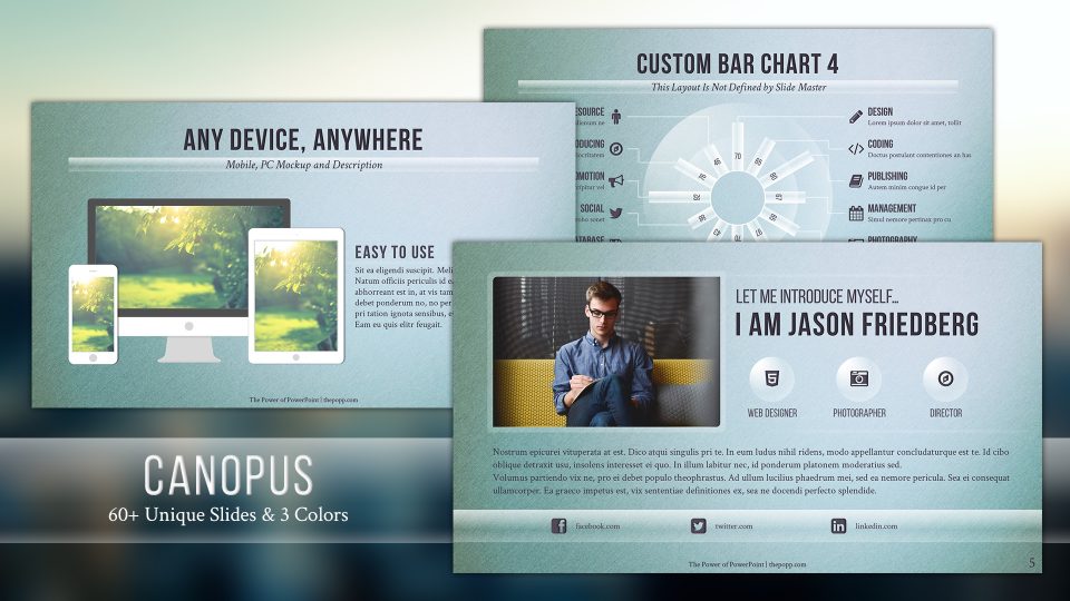 Templates The Power of PowerPoint Templates The Power of PowerPoint