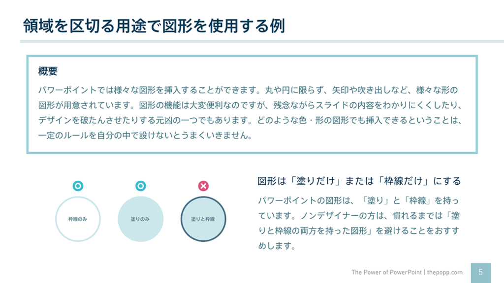 パワーポイントで失敗しないための図形の使い方と心構え The Power Of Powerpoint